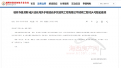 <b>为推进福晟榕华里项目施</b>